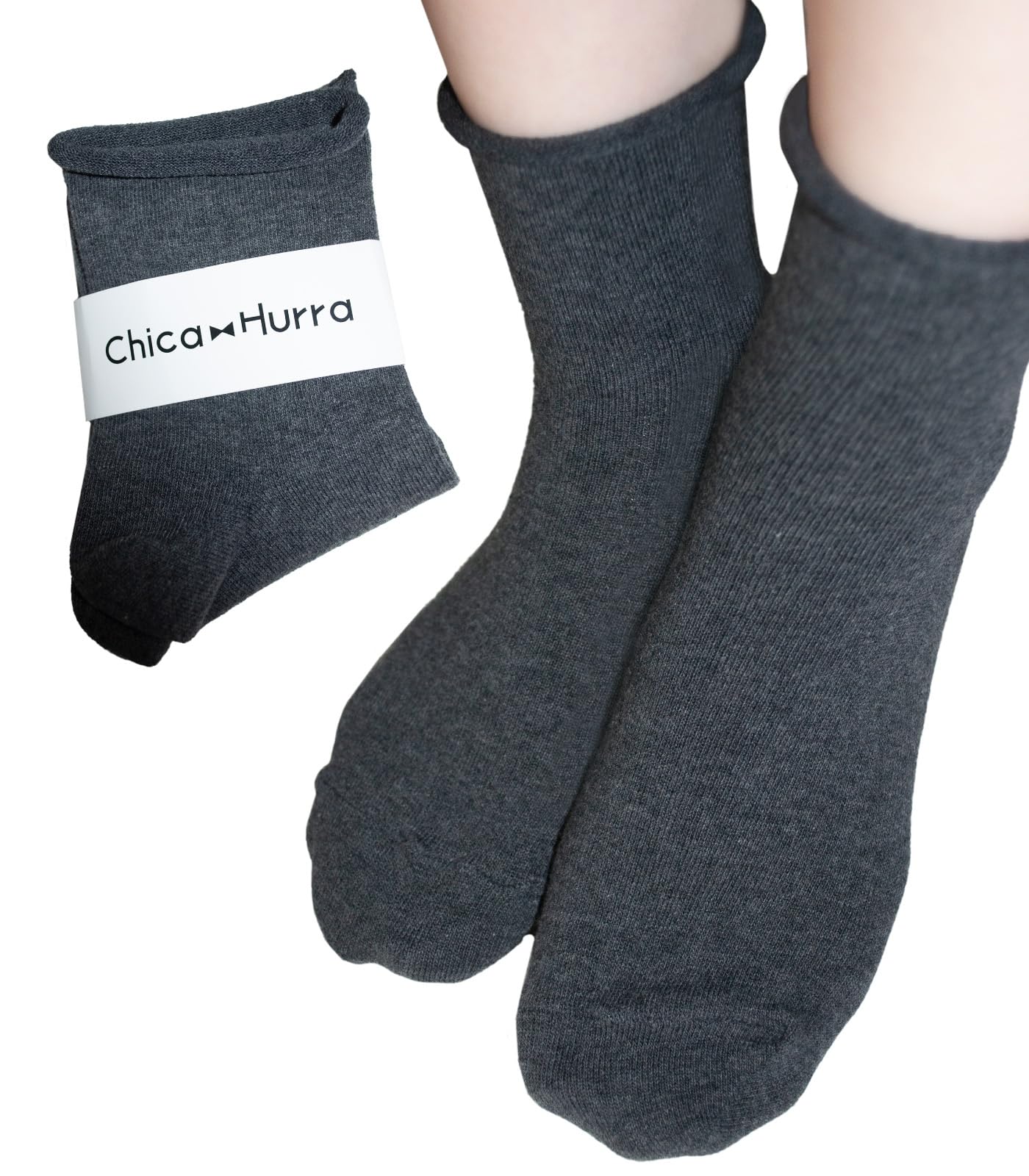 Chica Hurra Charcoal Gray Sizes Set of Solid Low Crew Rolled Dark Easy to Put On and Take Cute Made in Perfect for Coordinating Women s Socks,
Chica Hurra Charcoal Gray Sizes Set of Solid Low Crew Rolled Dark Easy to Put On and Take Cute Made in Perfect for Coordinating Women s Socks,