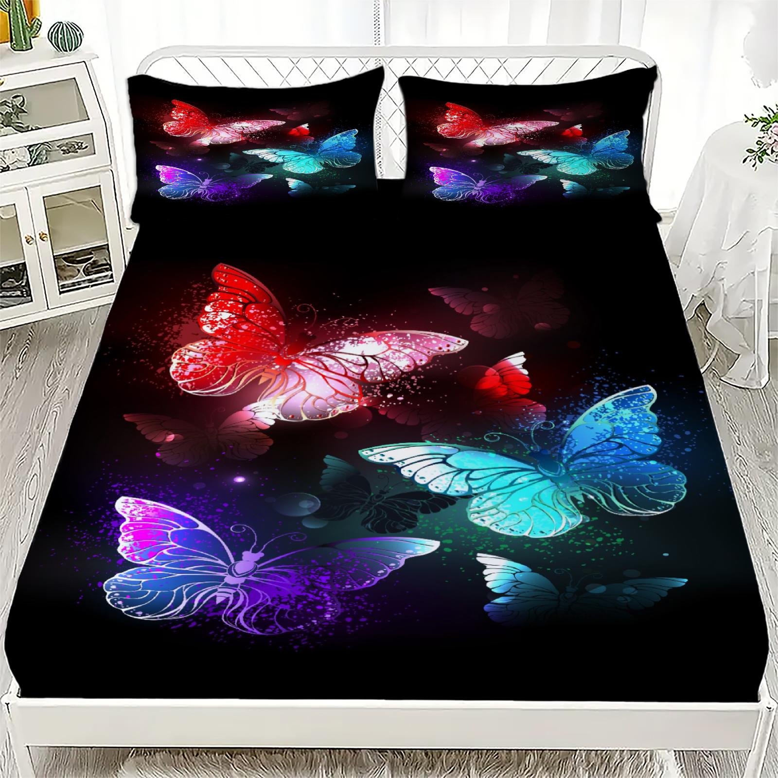 1PC Butterfly Polyester Sheet Soft Digital Print Fitted Sheet Without Pillowcase Halloween Decor Gift For Adult Women Bed Linen 90x200x25cm
1PC Butterfly Polyester Sheet Soft Digital Print Fitted Sheet Without Pillowcase Halloween Decor Gift For Adult Women Bed Linen 90x200x25cm