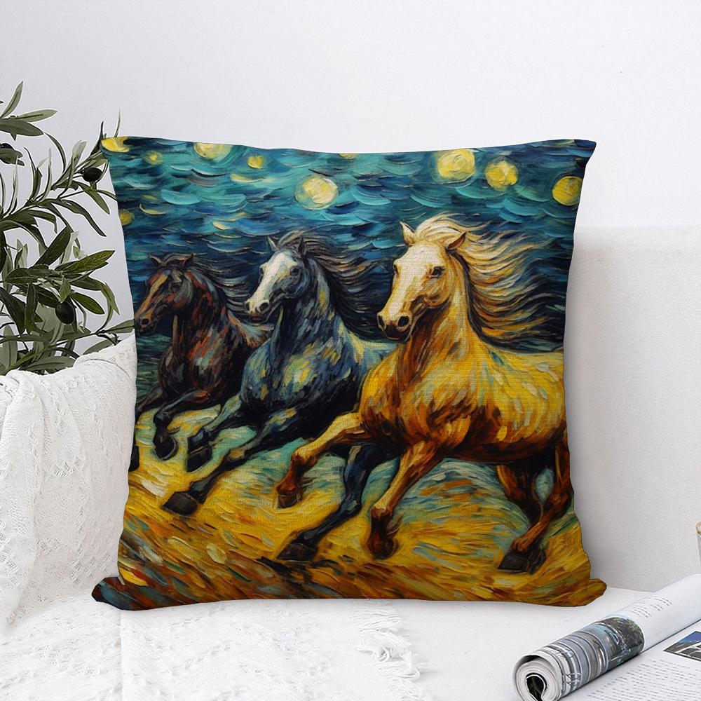 Oil Painting Horse Pillow Case Plush Fabric Soft Pillowcase Double Sided Print Sofa Cushion Cover Throw Pillow Cover 16x16Inch
Oil Painting Horse Pillow Case Plush Fabric Soft Pillowcase Double Sided Print Sofa Cushion Cover Throw Pillow Cover 16x16Inch
