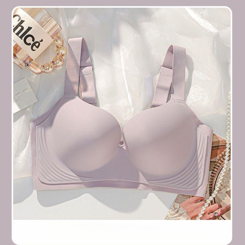 Seamless Lingerie Women s Thin Frameless Bra with Top Support To Prevent Sagging Adjustable Large-sized Beautiful Back Bra Push Up Bra 42/95D фиолетовый
Seamless Lingerie Women s Thin Frameless Bra with Top Support To Prevent Sagging Adjustable Large-sized Beautiful Back Bra Push Up Bra 42/95D фиолетовый