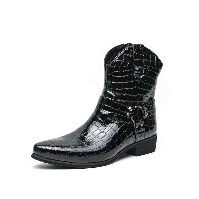 Mens High Top Leather Boots Big Size Side Zipper British Retro Style Boots Autumn Winter 38
Mens High Top Leather Boots Big Size Side Zipper British Retro Style Boots Autumn Winter 38