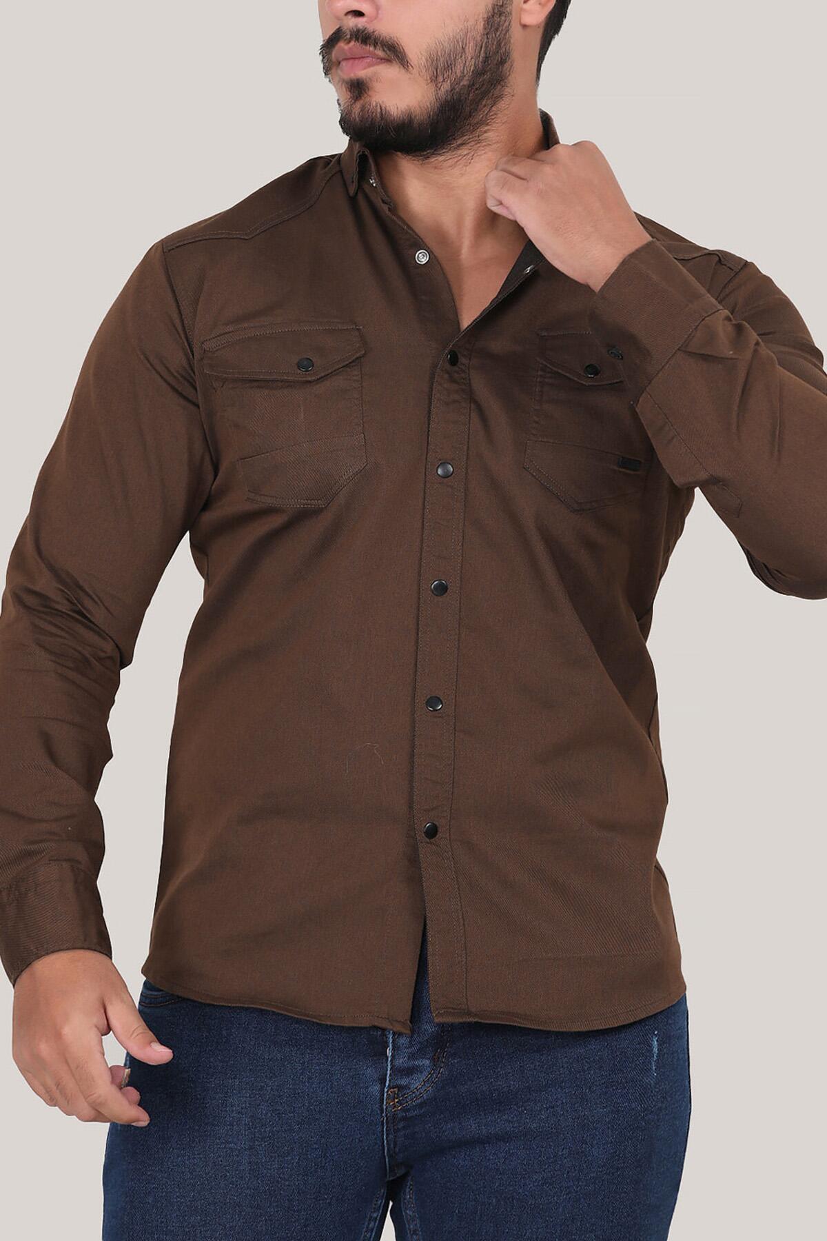 Цвет мужской рубашки с карманом и длинным рукавом
Цвет мужской рубашки с карманом и длинным рукавом