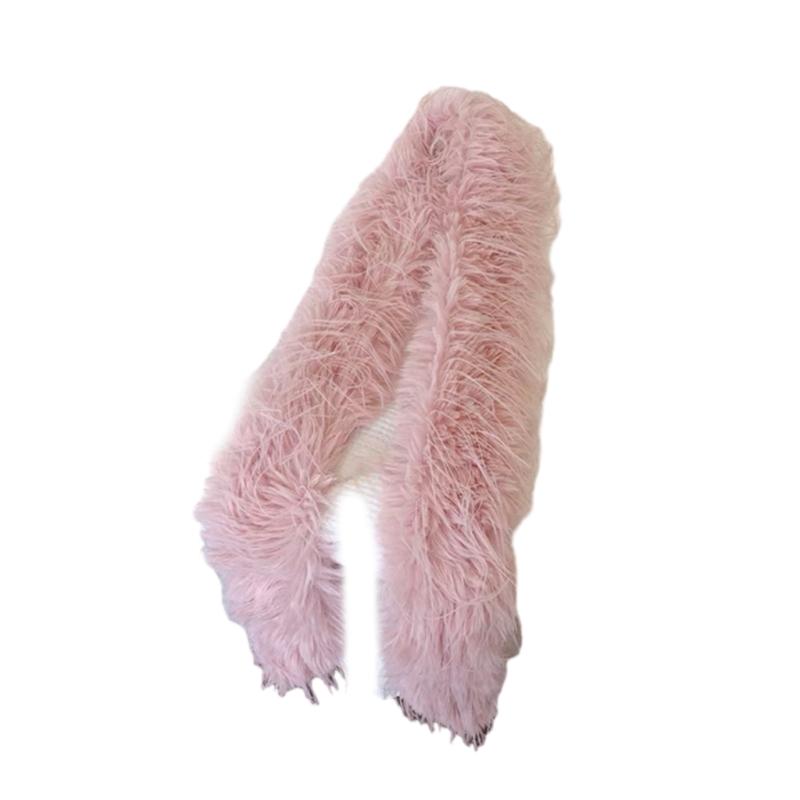 Elegant Furry Scarf Christmas Scarf Thickened Warm Scarf Versatile Long Scarf рожевий
Elegant Furry Scarf Christmas Scarf Thickened Warm Scarf Versatile Long Scarf рожевий