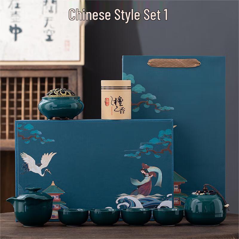 Retro Chinese Kung Fu Ceramic Tea Set
Retro Chinese Kung Fu Ceramic Tea Set