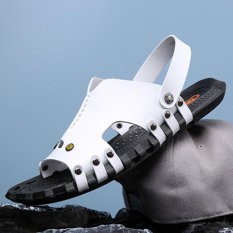 2025 summer new men s breathable casual fashion trend super thousand leather foot cover dual-purpose wear beach shoes cool slippers 38
2025 summer new men s breathable casual fashion trend super thousand leather foot cover dual-purpose wear beach shoes cool slippers 38