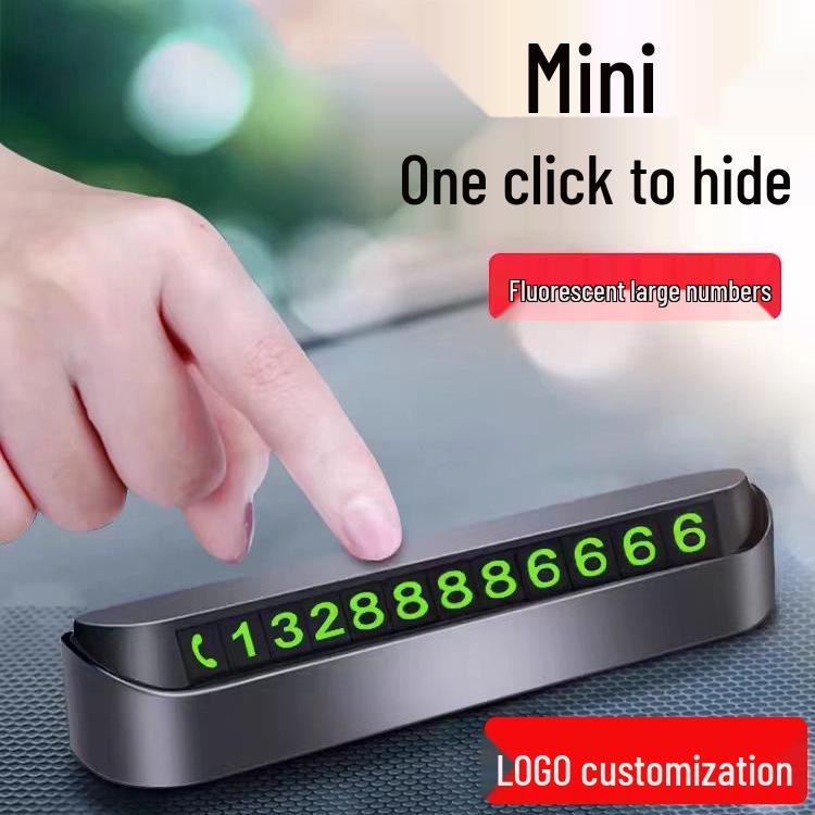 Car Hidden Phone Number Plate with Sun Protection - Temporary Parking Sign and Creative Gift 13*2.5*2.5cm
Car Hidden Phone Number Plate with Sun Protection - Temporary Parking Sign and Creative Gift 13*2.5*2.5cm