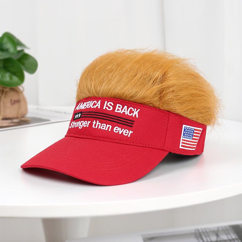 Wig Baseball Cap Embroidered Duckbill Cap Sun Protection Sunshade Hat for Men and Women with Wide Brim Adjustable
Wig Baseball Cap Embroidered Duckbill Cap Sun Protection Sunshade Hat for Men and Women with Wide Brim Adjustable