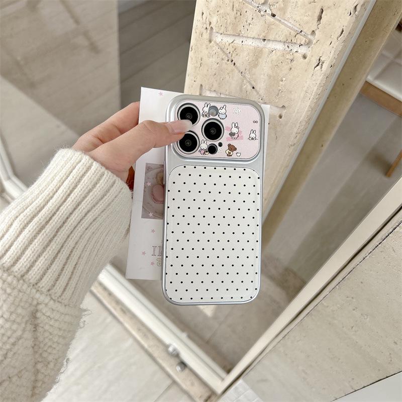 Cute Cartoon Polka Dot Bear & Rabbit Case for iPhone 17/16 Pro Max/15/14 14 Pro
Cute Cartoon Polka Dot Bear & Rabbit Case for iPhone 17/16 Pro Max/15/14 14 Pro
