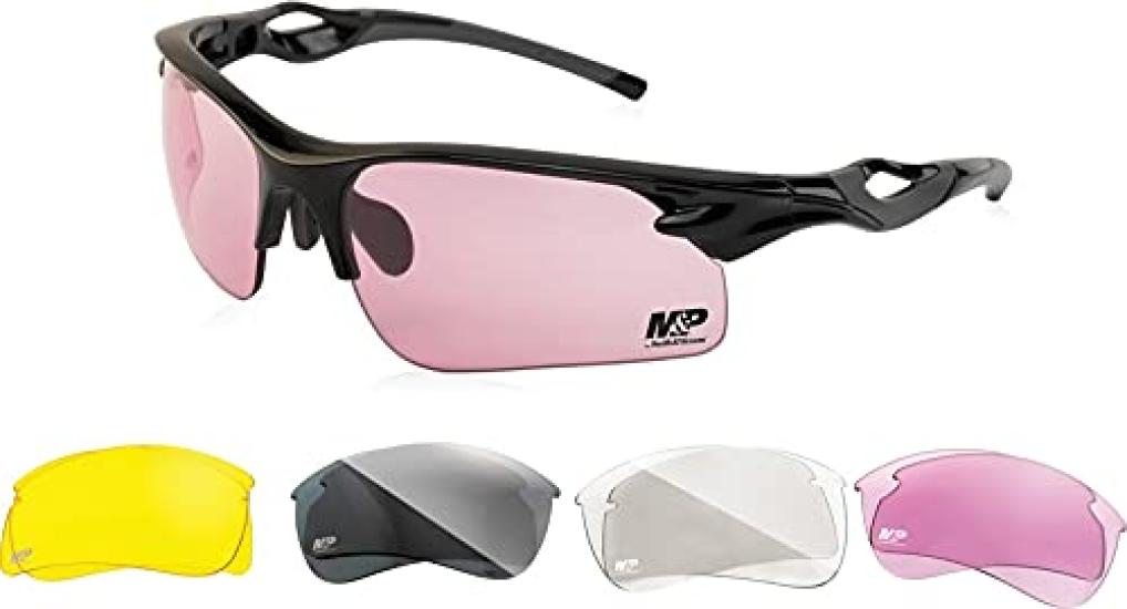 110175 Smith Wesson Shooting Glasses Harrier Half Frame Set of 4 Lenses Replaceable Shockproof UV Resistant Lens Sunglasses S&W & One-Touch Anti-Fog
110175 Smith Wesson Shooting Glasses Harrier Half Frame Set of 4 Lenses Replaceable Shockproof UV Resistant Lens Sunglasses S&W & One-Touch Anti-Fog