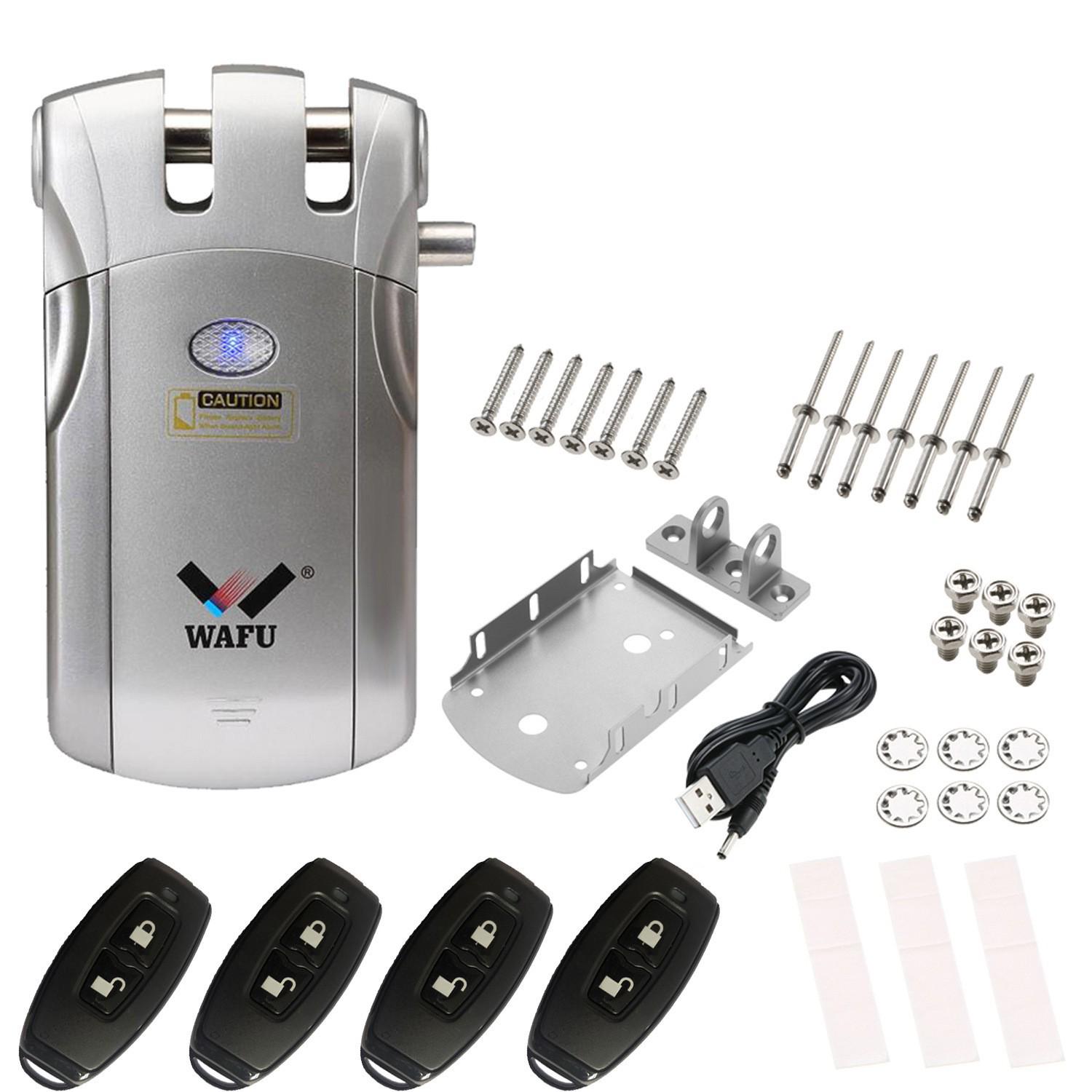Smart Keyless Remote Control Anti-theft Electronic Door Lock for Home
Smart Keyless Remote Control Anti-theft Electronic Door Lock for Home