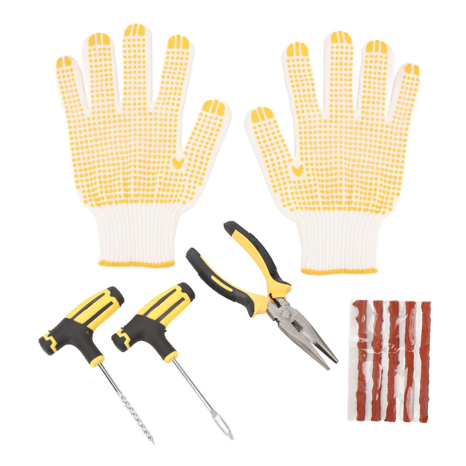 Tubeless Tire Repair Kit Flat Tire Puncture Plug Strip Emergency Tools for Car Motorcycle
Tubeless Tire Repair Kit Flat Tire Puncture Plug Strip Emergency Tools for Car Motorcycle