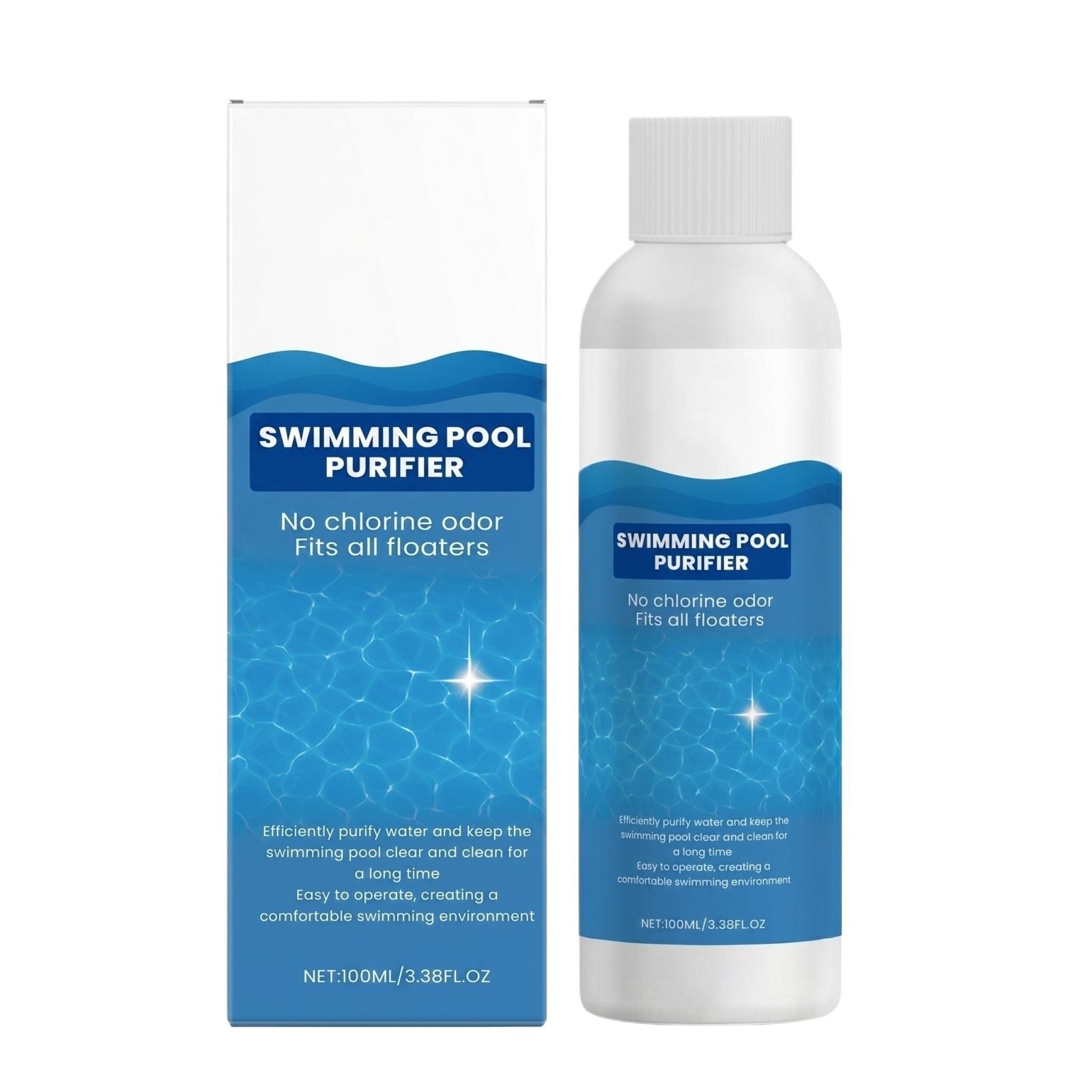 Swimming Pool Purifier Chlorine Odor Free Compatible With All Pool Floaters Suitable For Long Term Use 100ml One Size
Swimming Pool Purifier Chlorine Odor Free Compatible With All Pool Floaters Suitable For Long Term Use 100ml One Size