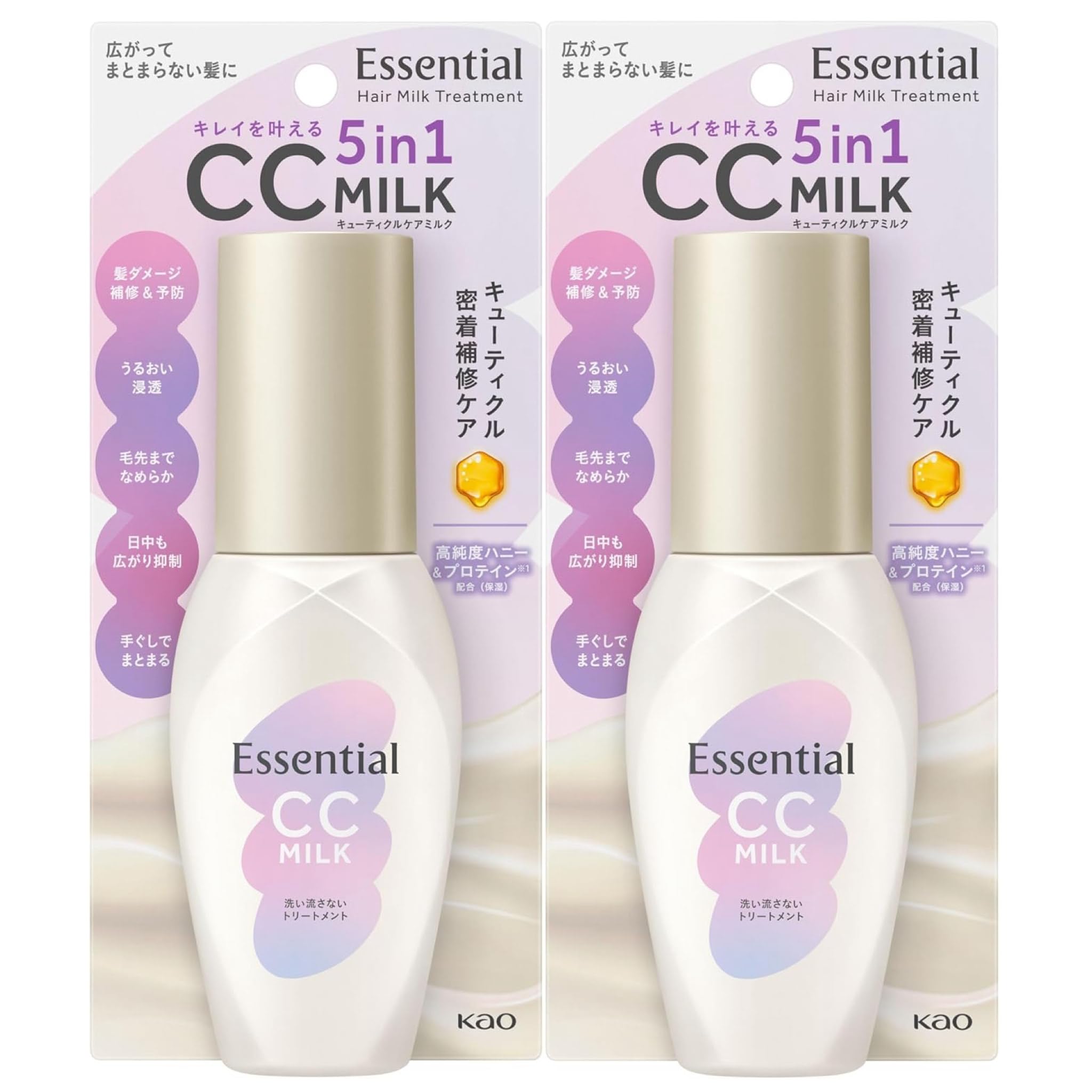 Essential CC Milk 100ml x 2-pack Cuticle Care Milk Hair Treatment (Leave-in Type) Comes with an original Thank You Card
Essential CC Milk 100ml x 2-pack Cuticle Care Milk Hair Treatment (Leave-in Type) Comes with an original Thank You Card