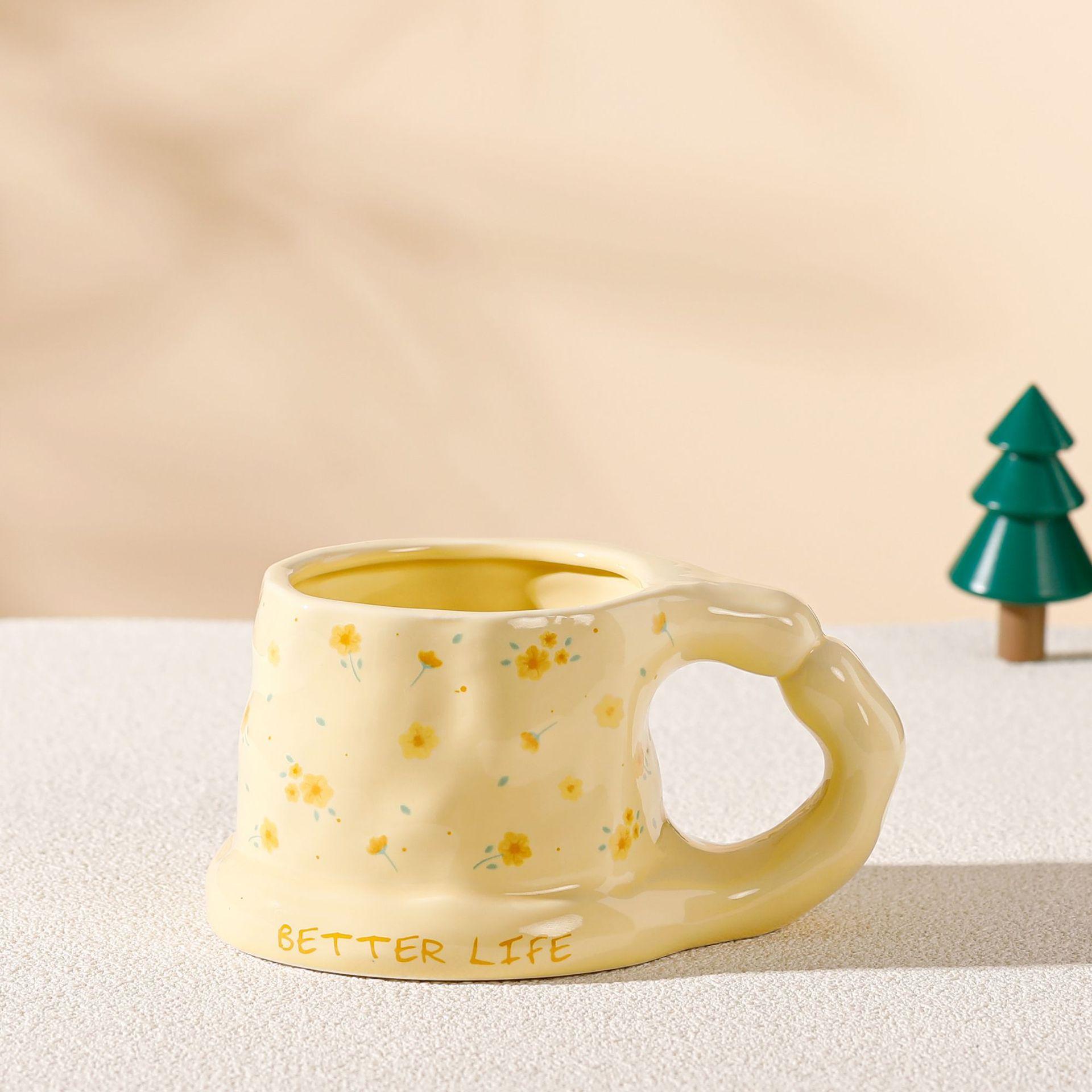 Hand Held Ceramic Coffee Cup Girl s Water Cups Large Capacity Mug Breakfast Cup Milk Mug Afternoon Tea Cups Juice Mugs Tea Mugs 401-500ml жовтий
Hand Held Ceramic Coffee Cup Girl s Water Cups Large Capacity Mug Breakfast Cup Milk Mug Afternoon Tea Cups Juice Mugs Tea Mugs 401-500ml жовтий