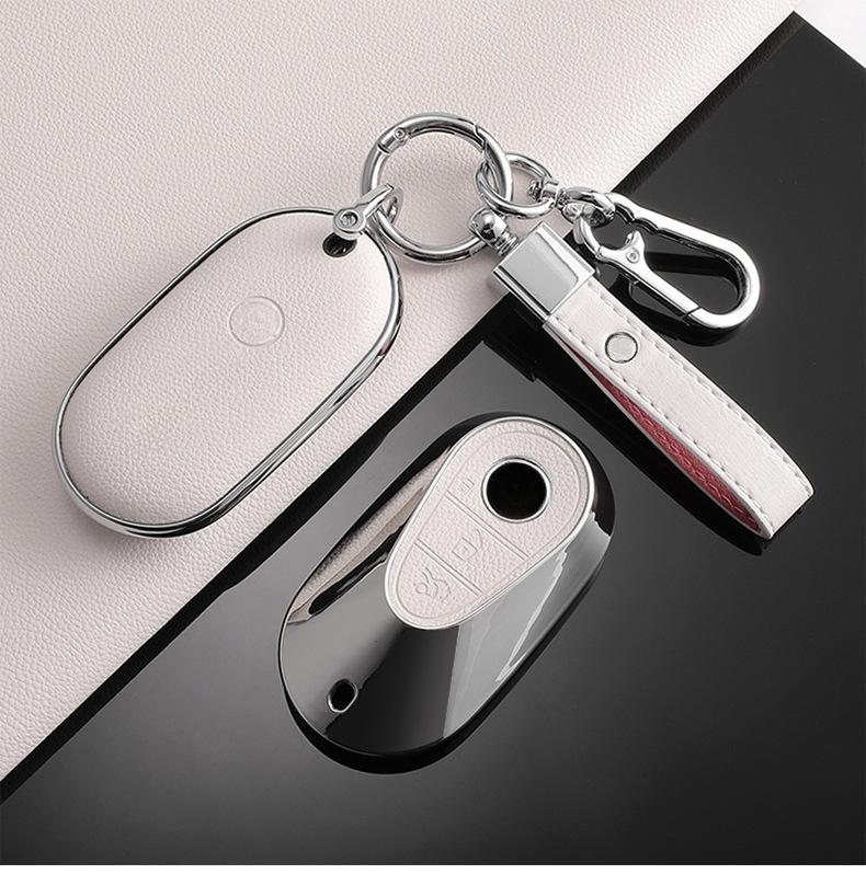 For Mercedes-Benz TPU Car Key Cover E-Class/Class E300L/C260L/A200L Car Key Decorative Leather Pattern All-Pack Protective Case
For Mercedes-Benz TPU Car Key Cover E-Class/Class E300L/C260L/A200L Car Key Decorative Leather Pattern All-Pack Protective Case