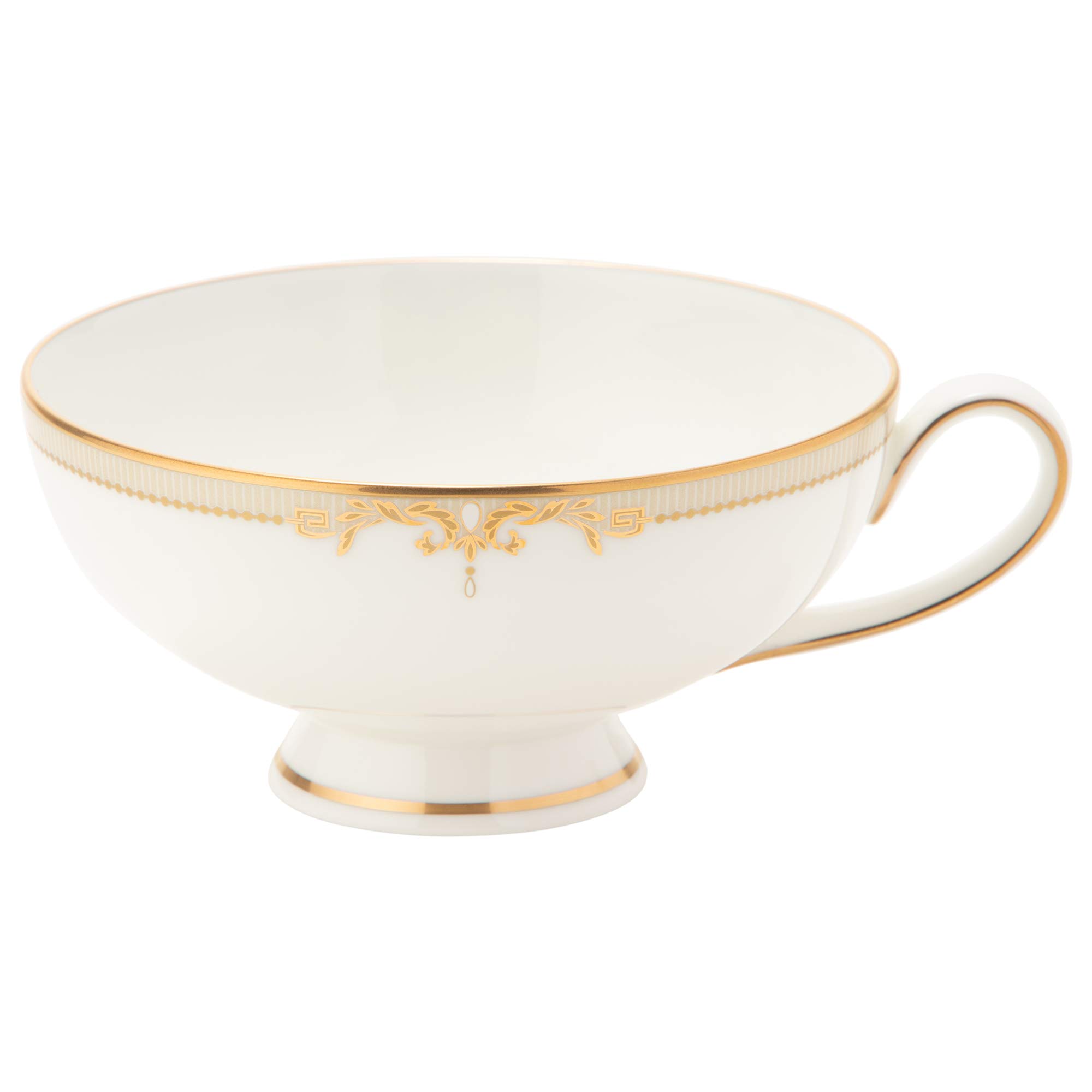 NARUMI Cup and Saucer with Fine Pearl Accents, Arabesque Gold, 230cc, Tea, Made in Japan, 51060-2508
NARUMI Cup and Saucer with Fine Pearl Accents, Arabesque Gold, 230cc, Tea, Made in Japan, 51060-2508