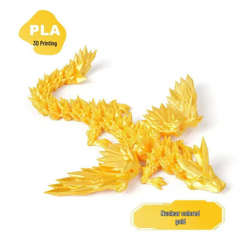 3D Printed Crystal Dragon Figure with Movable Joints - Creative Ornament & Gift 15cm Flying Dragon
3D Printed Crystal Dragon Figure with Movable Joints - Creative Ornament & Gift 15cm Flying Dragon