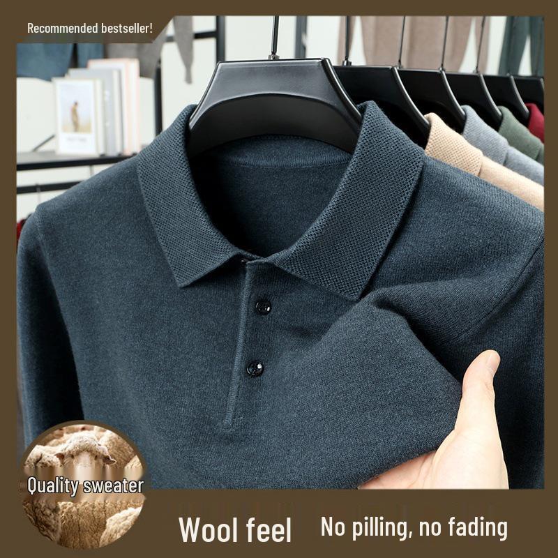 Wool Blend Lapel Sweater: Warm, Loose-Fit Knit for Autumn Winter Business Casual Layer 3XL
Wool Blend Lapel Sweater: Warm, Loose-Fit Knit for Autumn Winter Business Casual Layer 3XL