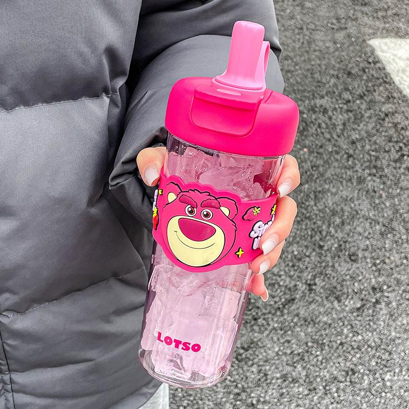 Straw water cup girl summer good value cup cute tritan plastic portable student Single cup
Straw water cup girl summer good value cup cute tritan plastic portable student Single cup