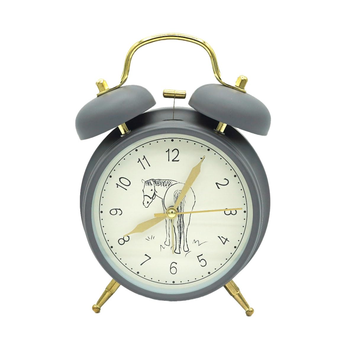 Nico Table x 12cm x 6cm Model Clock, Gray/Gold, 16.5cm (H) (W) (D), JO-AC-2113
Nico Table x 12cm x 6cm Model Clock, Gray/Gold, 16.5cm (H) (W) (D), JO-AC-2113