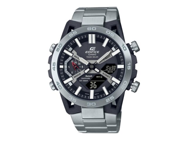 Casio Edifice Sospensione ECB-2000YD-1AJF Bluetooth Chronograph Solar Мужские часы
Casio Edifice Sospensione ECB-2000YD-1AJF Bluetooth Chronograph Solar Мужские часы