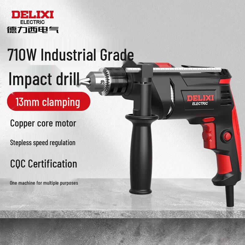 Delixi 710W Multifunction Impact Drill CN plug (adapter included)
Delixi 710W Multifunction Impact Drill CN plug (adapter included)