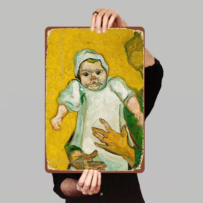 Van Gogh Style Baby and Mother Custom Metal Wall Art Vintage Home Decor Living Room Bedroom Hanging Decoration 7.9x11.8In(20x30cm)
Van Gogh Style Baby and Mother Custom Metal Wall Art Vintage Home Decor Living Room Bedroom Hanging Decoration 7.9x11.8In(20x30cm)