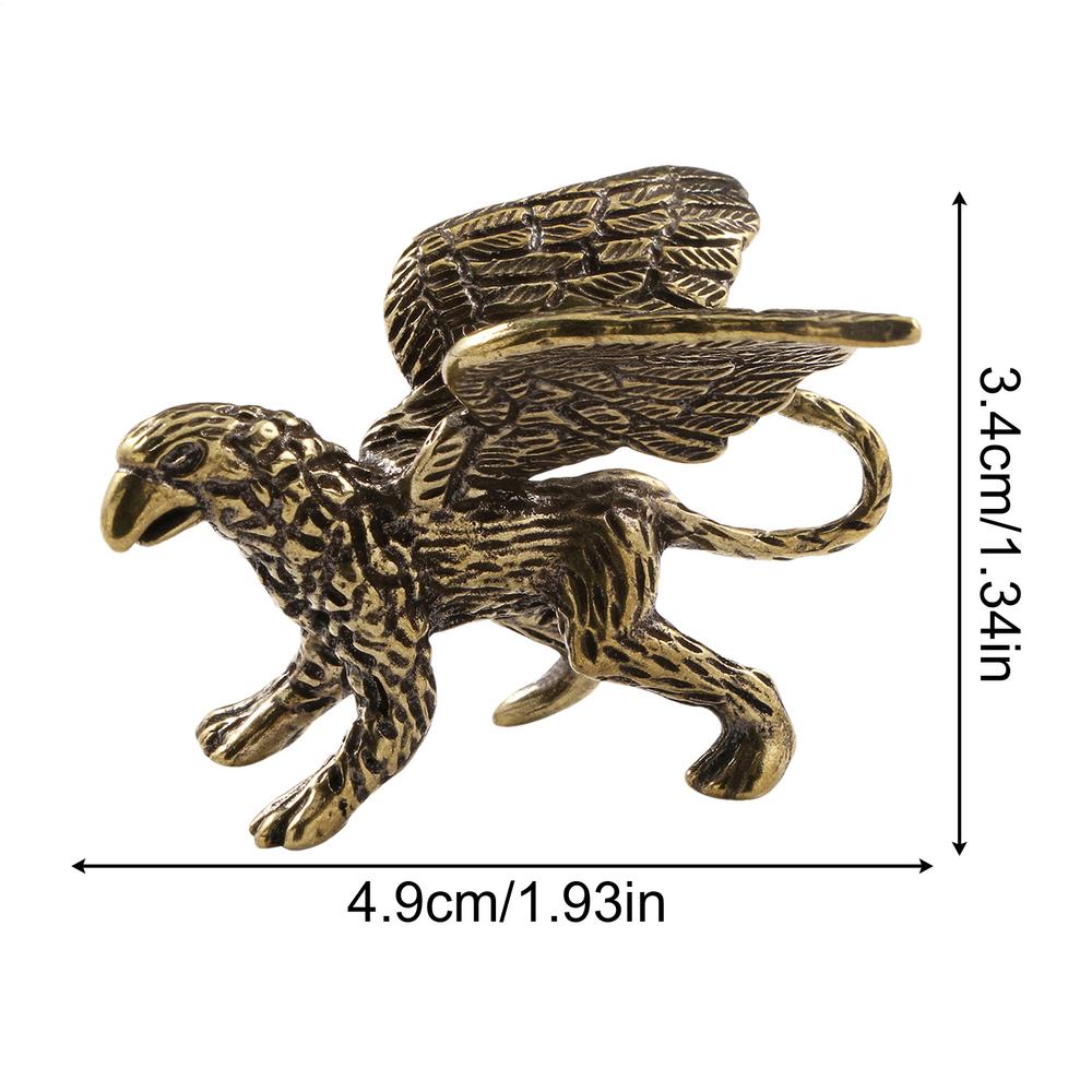 Antique Curios Griffins Totem Multi-functional Animal Figurine Brass Craft Desktop Accessories Room Decor Ornament Children Gift
Antique Curios Griffins Totem Multi-functional Animal Figurine Brass Craft Desktop Accessories Room Decor Ornament Children Gift