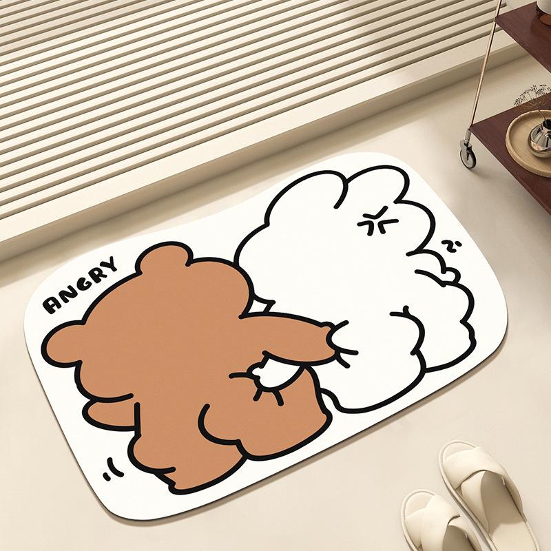 Diatom mud floor mat cartoon bathroom absorbent quick drying foot mat easy to clean anti slip pad 40X60cm 15.7X23.6in
Diatom mud floor mat cartoon bathroom absorbent quick drying foot mat easy to clean anti slip pad 40X60cm 15.7X23.6in