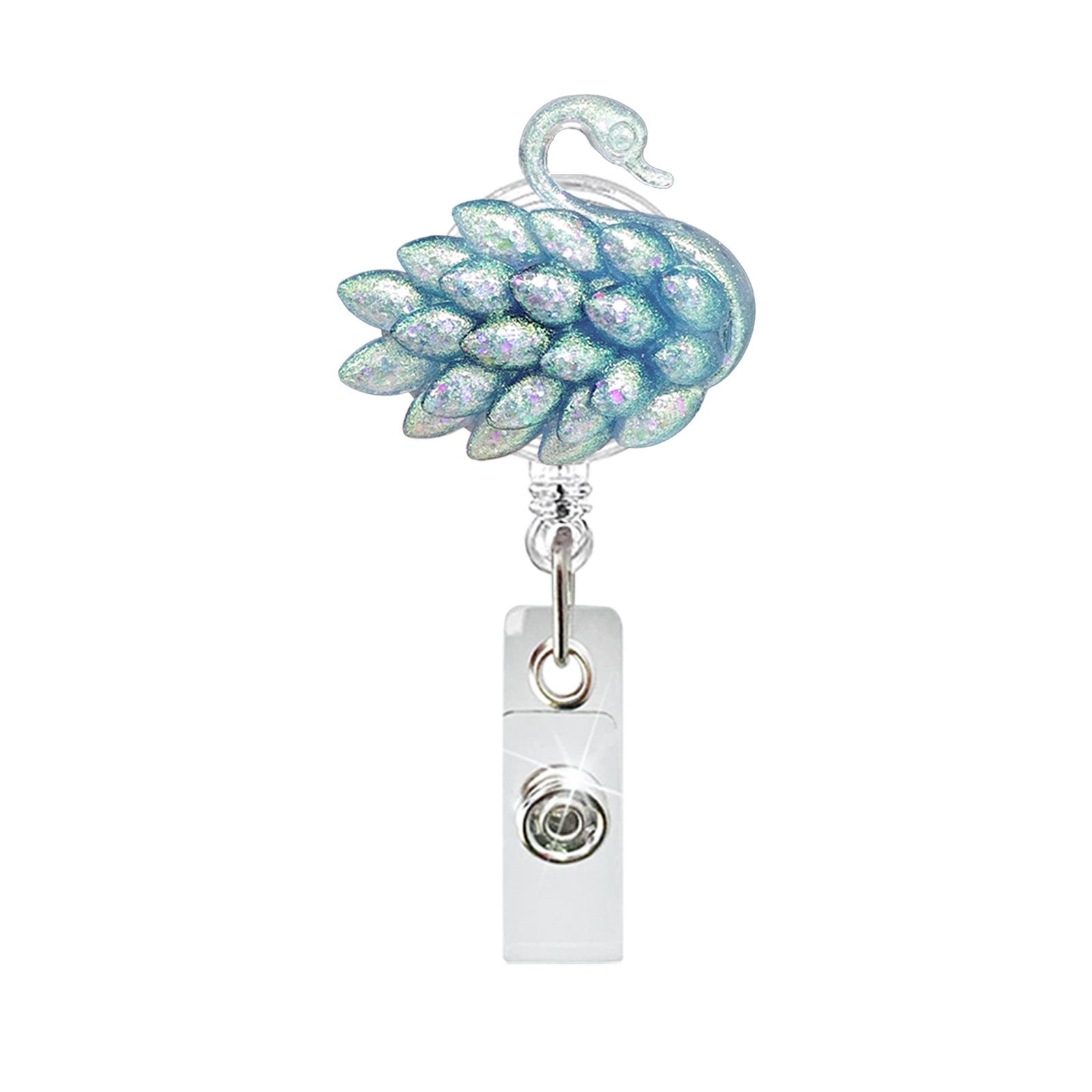 Swan Badge Holder Convenient Retractable Id Card Holder Transparent Badge Reel Compact Crystal Badge Reel For Nurses School WHITE синий
Swan Badge Holder Convenient Retractable Id Card Holder Transparent Badge Reel Compact Crystal Badge Reel For Nurses School WHITE синий