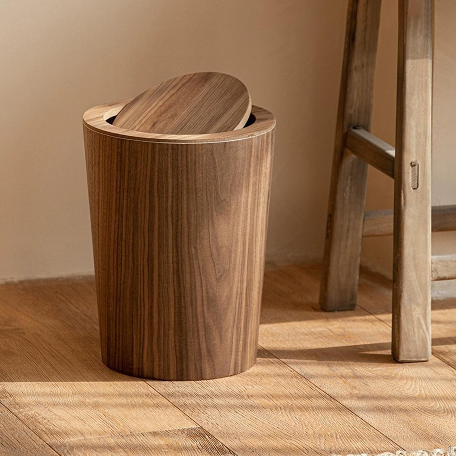 Деревянная мусорная корзина с крышкой для домашнего использования Walnut Color
Деревянная мусорная корзина с крышкой для домашнего использования Walnut Color