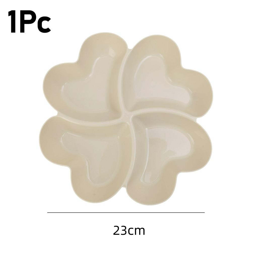 1Pc 4-Grid Split Serving Trays Appetizer Slicing Platters Dessert Trays Reusable Plastic Snack Trays Round Seasoning Trays
1Pc 4-Grid Split Serving Trays Appetizer Slicing Platters Dessert Trays Reusable Plastic Snack Trays Round Seasoning Trays