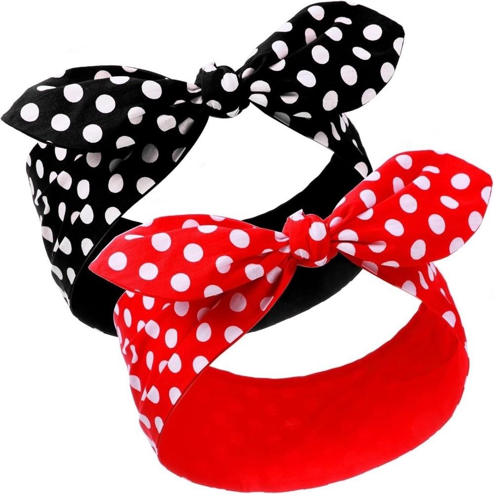 2Pcs Fashion Polka Dot Bandana Headband Bow Wide Hair Band Lady Head Scarf Hair Accessories
2Pcs Fashion Polka Dot Bandana Headband Bow Wide Hair Band Lady Head Scarf Hair Accessories