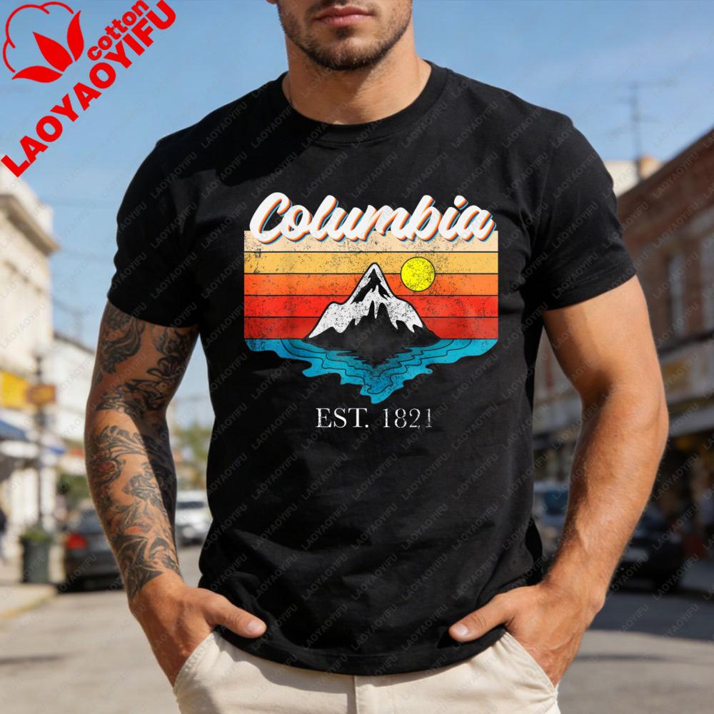 Columbia Mountain Sunset Men TShirt Cotton Short Sleeve Fashion Outdoor Adventure Gift Tops Outdoor Sports Enthusiasts Clothes M
Columbia Mountain Sunset Men TShirt Cotton Short Sleeve Fashion Outdoor Adventure Gift Tops Outdoor Sports Enthusiasts Clothes M
