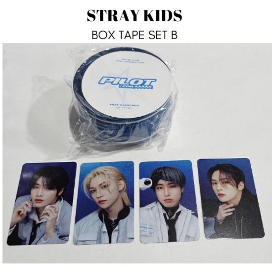 Пилотный набор Stray Kids BOX TAPE и фотокарточек: Для 5 звезд
Пилотный набор Stray Kids BOX TAPE и фотокарточек: Для 5 звезд