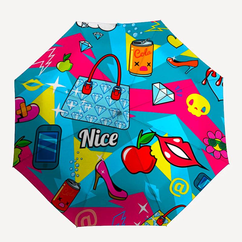 1pc Fashion Pattern Automatic Open, Sturdy Iron Frame, Compact Folding Design, All-Season Portable Umbrella for Women & Men yy250801100
1pc Fashion Pattern Automatic Open, Sturdy Iron Frame, Compact Folding Design, All-Season Portable Umbrella for Women & Men yy250801100