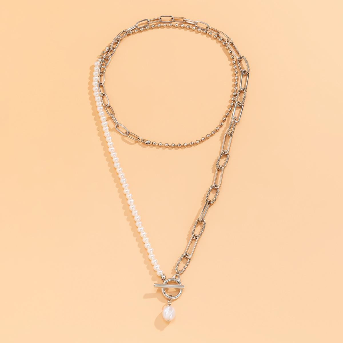 Аксессуары Премиум искусственный жемчуг OT пряжка кисточка ожерелье универсальное крестообразное кольцо стекированное бусины ожерелье
Аксессуары Премиум искусственный жемчуг OT пряжка кисточка ожерелье универсальное крестообразное кольцо стекированное бусины ожерелье