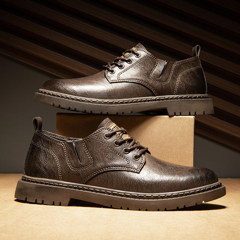 Нові чоловічі модні черевики в британському стилі Повсякденні черевики Мартін Відкрите професійне взуття для інструментів Мотоциклетні черевики 44 дубильна кора
Нові чоловічі модні черевики в британському стилі Повсякденні черевики Мартін Відкрите професійне взуття для інструментів Мотоциклетні черевики 44 дубильна кора