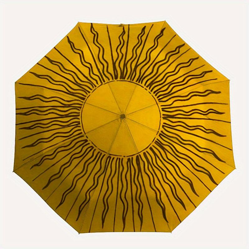 1pc Sunburst Pattern Automatic Umbrella - 8-Rib Foldable Design, Outdoor Adventures, and Family Celebrations yy250829101
1pc Sunburst Pattern Automatic Umbrella - 8-Rib Foldable Design, Outdoor Adventures, and Family Celebrations yy250829101