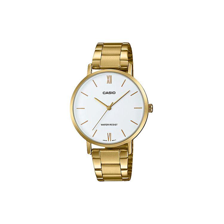 Casio Standard Series Simple Casual Large Dial Waterproof Quartz Movement Stainless Steel Ion Plated Strap Women watches White LTP-VT01G-7B White Dial
Casio Standard Series Simple Casual Large Dial Waterproof Quartz Movement Stainless Steel Ion Plated Strap Women watches White LTP-VT01G-7B White Dial