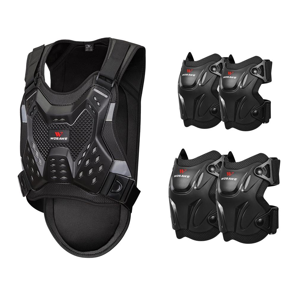 Комплекты защитных мотоциклов WOSAWE Мотокросс Гоночный жилет Наколенники Налокотники чёрный
Комплекты защитных мотоциклов WOSAWE Мотокросс Гоночный жилет Наколенники Налокотники чёрный