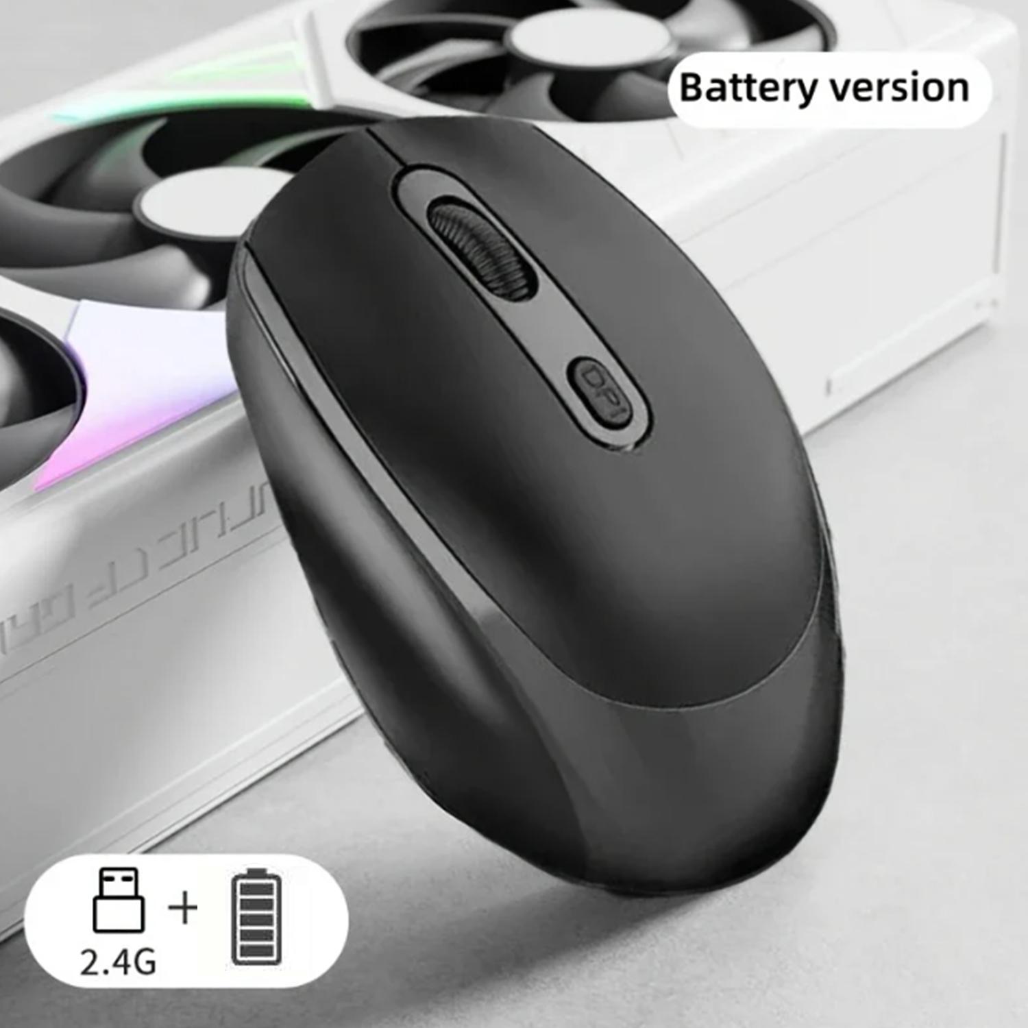 Wireless Mouse, 2.4G compatible Ergonomic Optical Mouse, Computer Mouse for Laptop, PC,Notebook,Battery Cordless Mice чорний
Wireless Mouse, 2.4G compatible Ergonomic Optical Mouse, Computer Mouse for Laptop, PC,Notebook,Battery Cordless Mice чорний