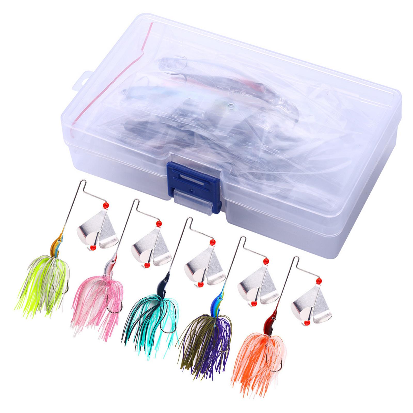 5Pcs Fishing Lure for Trout Salmon Fishing Buzzbait Lures Fishing Lures Spinner Baits Swim Jigs Lures 1
5Pcs Fishing Lure for Trout Salmon Fishing Buzzbait Lures Fishing Lures Spinner Baits Swim Jigs Lures 1
