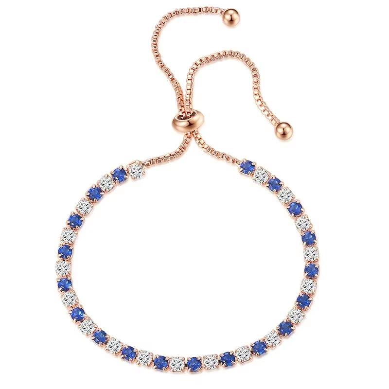 Rose Gold Adjustable Slider Bracelet for Women Colorful/Blue White Tennis Bracelet Fashion Dainty Crystal Bracelets Jewelry Gift
Rose Gold Adjustable Slider Bracelet for Women Colorful/Blue White Tennis Bracelet Fashion Dainty Crystal Bracelets Jewelry Gift