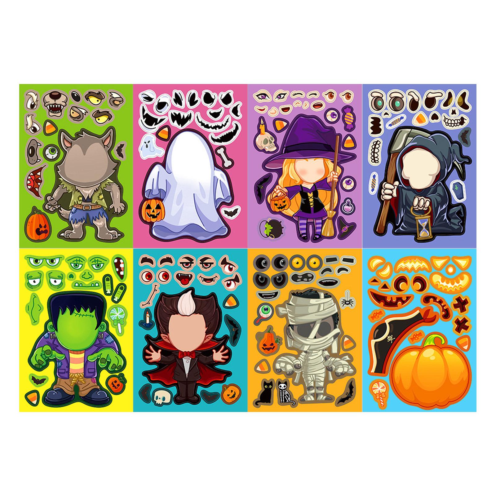 Halloween Stickers For Kids, Make Your Own DIY Cartoon Decals As Birthday Gifts, Party Supplies Gifts, Birthday Party Gifts For Boys And Girls Rewards One Size
Halloween Stickers For Kids, Make Your Own DIY Cartoon Decals As Birthday Gifts, Party Supplies Gifts, Birthday Party Gifts For Boys And Girls Rewards One Size