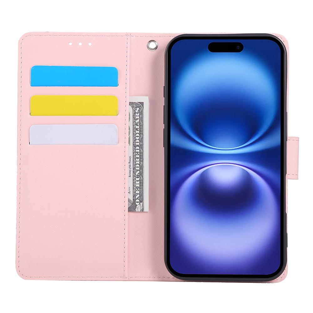 For iPhone 16 Plus Case Rose Flower PU Leather Wallet Phone Cover with 3 Card Slot Dark Purple
For iPhone 16 Plus Case Rose Flower PU Leather Wallet Phone Cover with 3 Card Slot Dark Purple