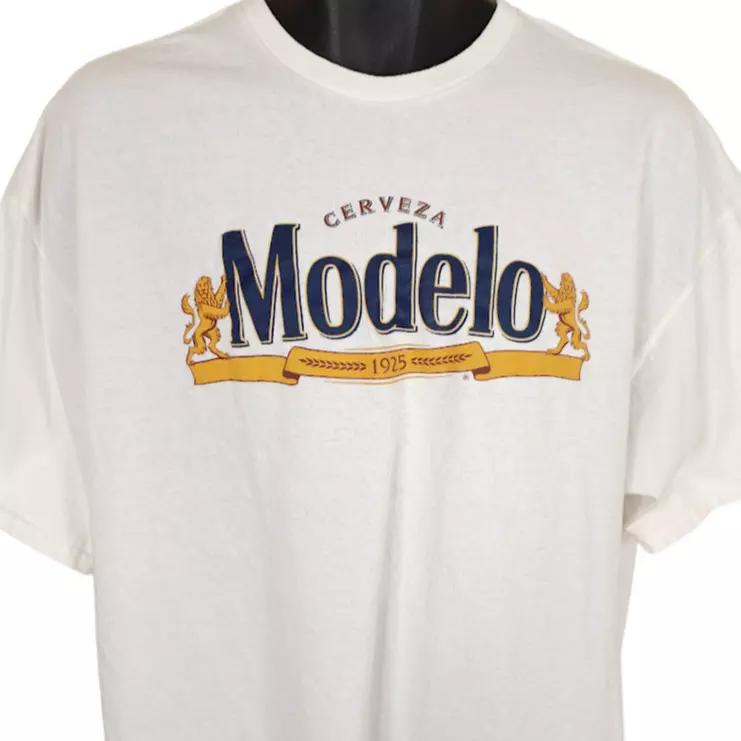 Modelo Cerveza 100% Cotton T-shirt Mens Tees Top Mens Size 2XL White Mexican Beer Breweriana 2XL
Modelo Cerveza 100% Cotton T-shirt Mens Tees Top Mens Size 2XL White Mexican Beer Breweriana 2XL