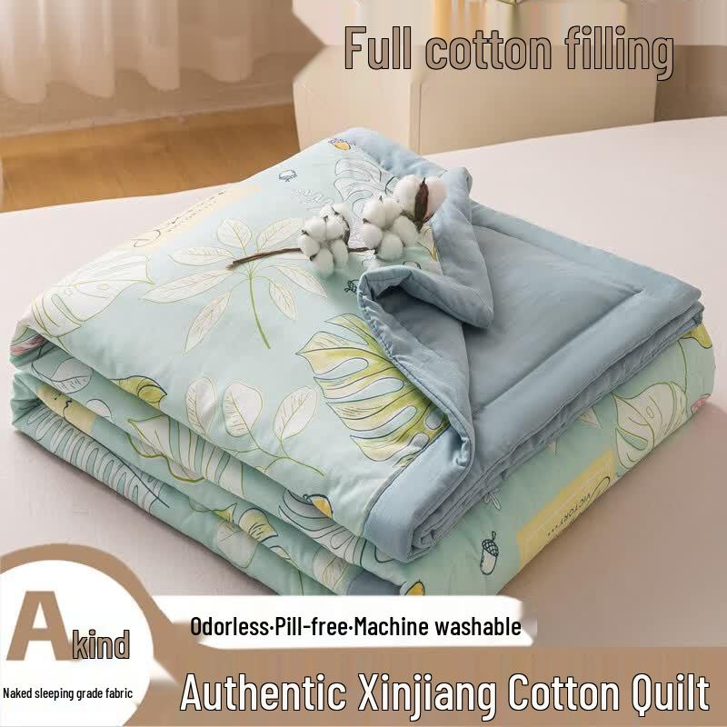 Xinjiang Cotton Machine Washable Summer Quilt
Xinjiang Cotton Machine Washable Summer Quilt