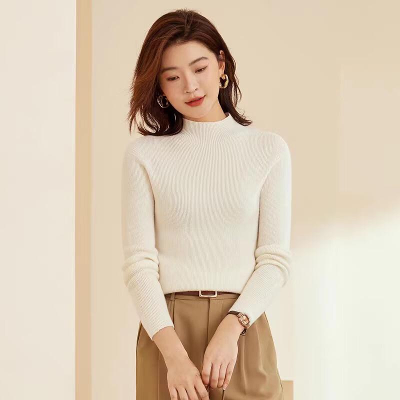 Raphenny Women s Mock Neck Long-Sleeve Wool Sweater M
Raphenny Women s Mock Neck Long-Sleeve Wool Sweater M