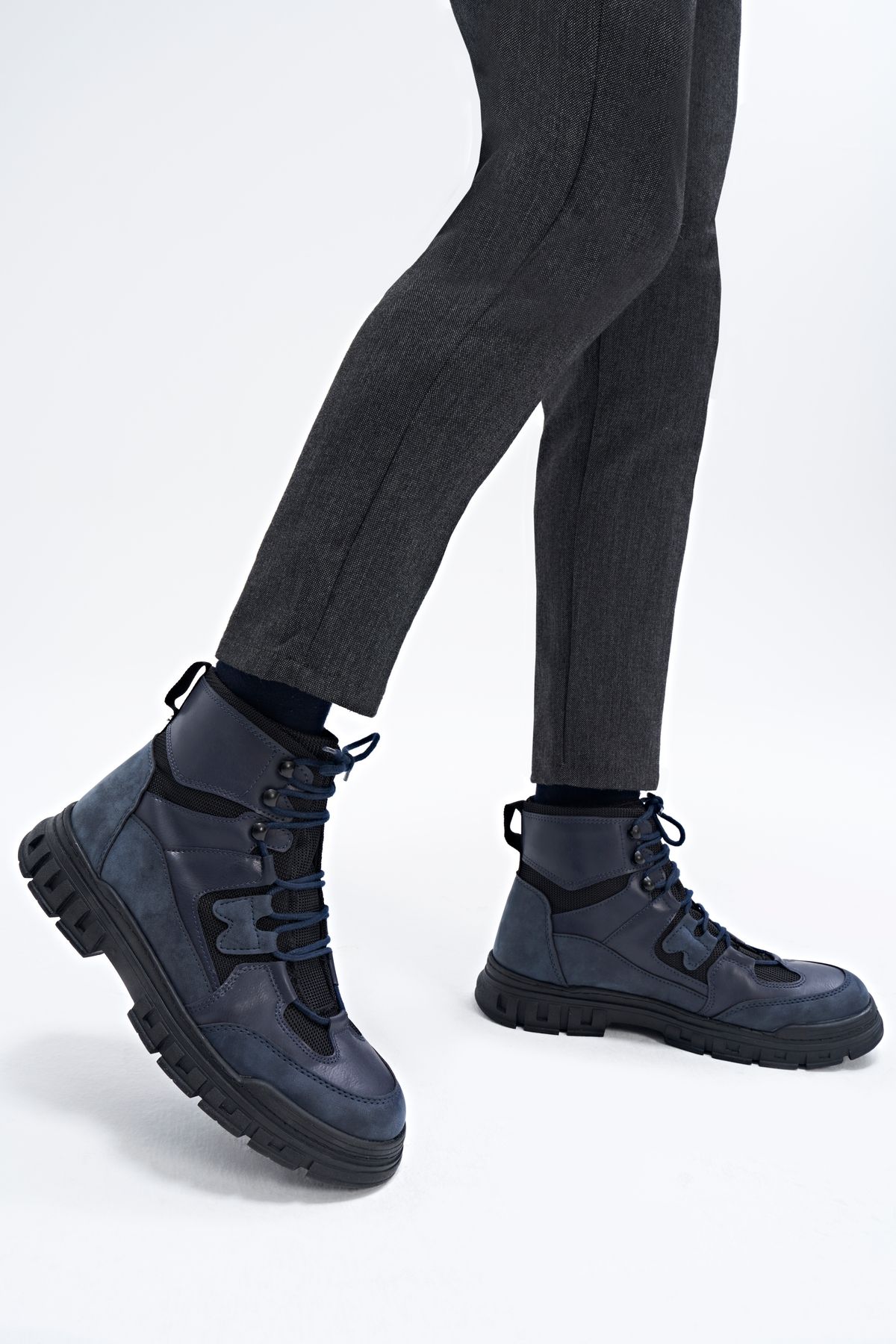 Men s Fashion Faux Leather Flat Heeled Booties Navy Blue Pedestrian Casual Boots Shoes 40
Men s Fashion Faux Leather Flat Heeled Booties Navy Blue Pedestrian Casual Boots Shoes 40
